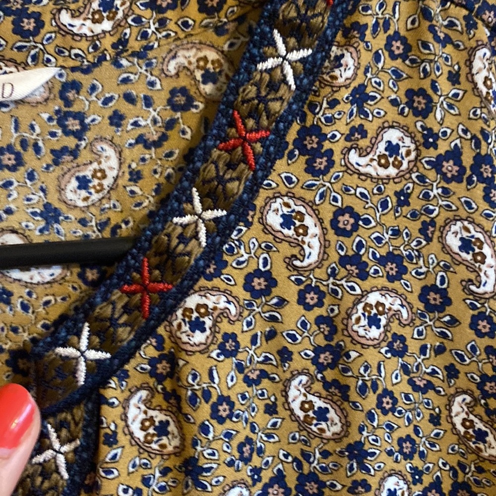 Alchemy Thread Boho Blouse Size Medium - image 4